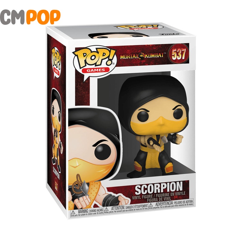 Scorpion - #537 - Funko Pop! - Games - Mortal Kombat