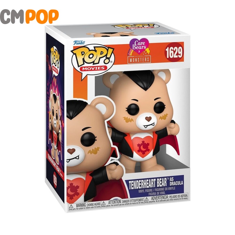 Tender Heart Bear As Dracula - #1629 - Funko Pop! - Care Bears - Movies