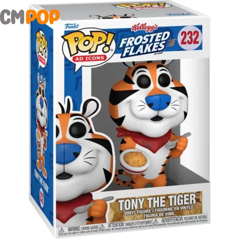 Tony the Tiger - #232- Funko Pop! -  Kellogg's Frosted Flakes