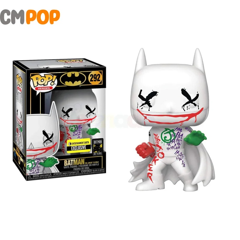 Batman (The Joker Is Wild) - #292 - Funko Pop! - Heroes - Entertainment Earth Exclusive - Batman, 80 Years