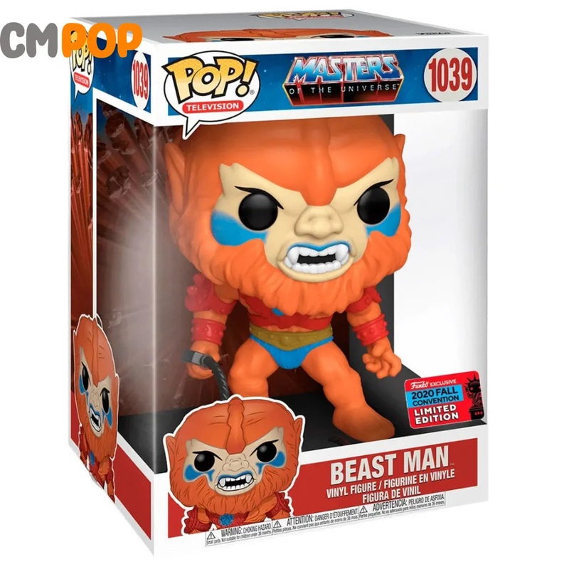 Beast Man (Jumbo) - #1039 - Funko Pop! - Television - MOTU - 2020 Fall Convention Limited Edition