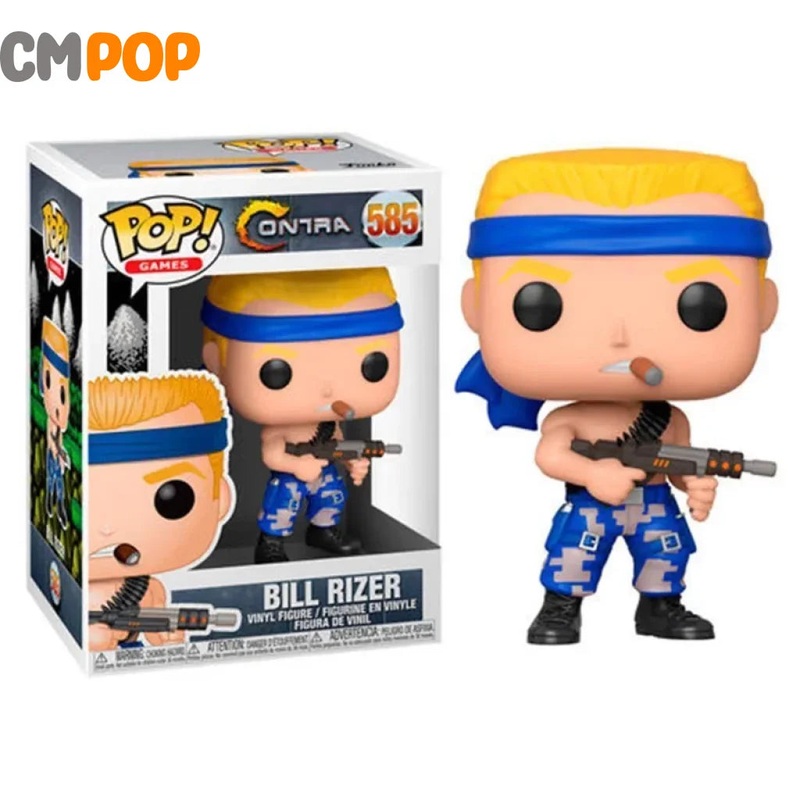 Bill Rizer - #585 - Funko Pop! - Games - Contra