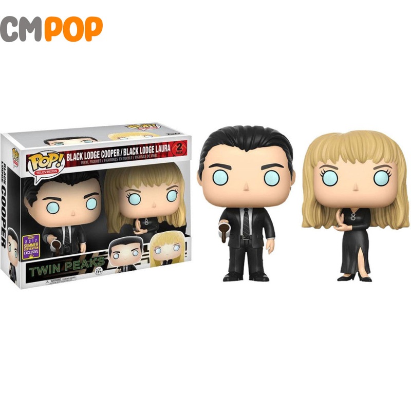 Black Lodge Cooper / Black Lodge Laura - 2 Pack - Funko Pop! - Television - Twin Peaks - 2017 Convention Limited Edition