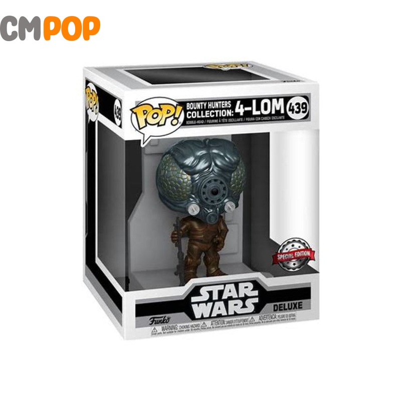 Bounty Hunters Collection: 4-Lom - #439 - Funko Pop! - Star Wars - Deluxe - Special Edition