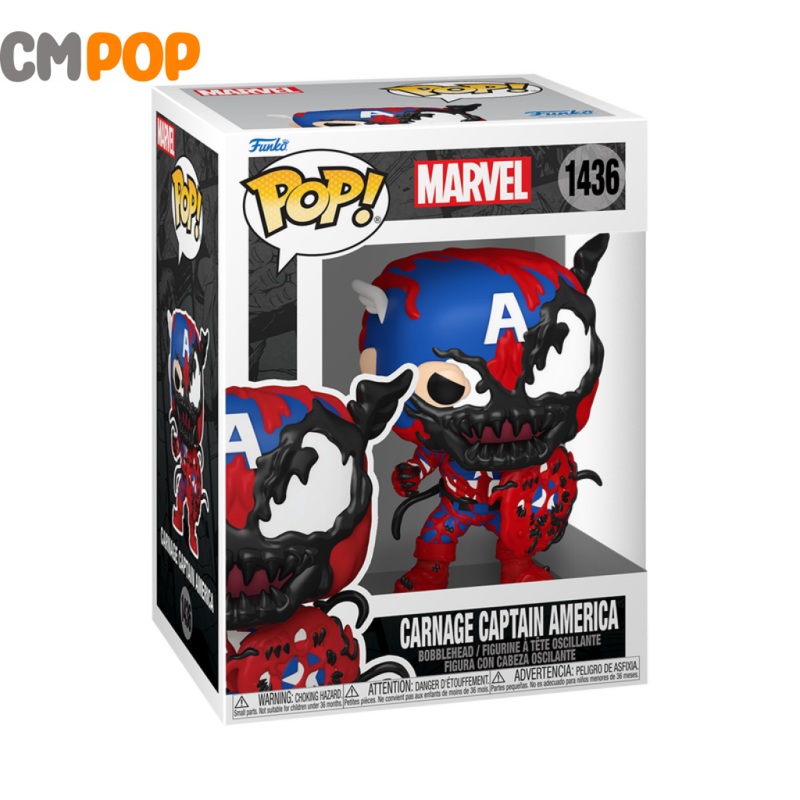Carnage Captain America  - #1436 - Funko Pop! - Marvel