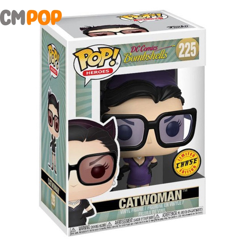 Catwoman - #225 - Funko Pop! - Heroes - DC Comics Bombshells - Limited Edition Chase