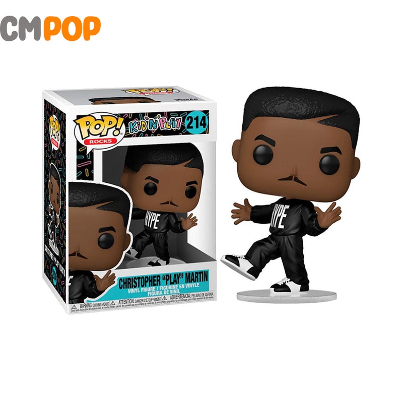 Christopher 'Play' Martin - #214 - Funko Pop! - Rocks - Kid 'N' Play