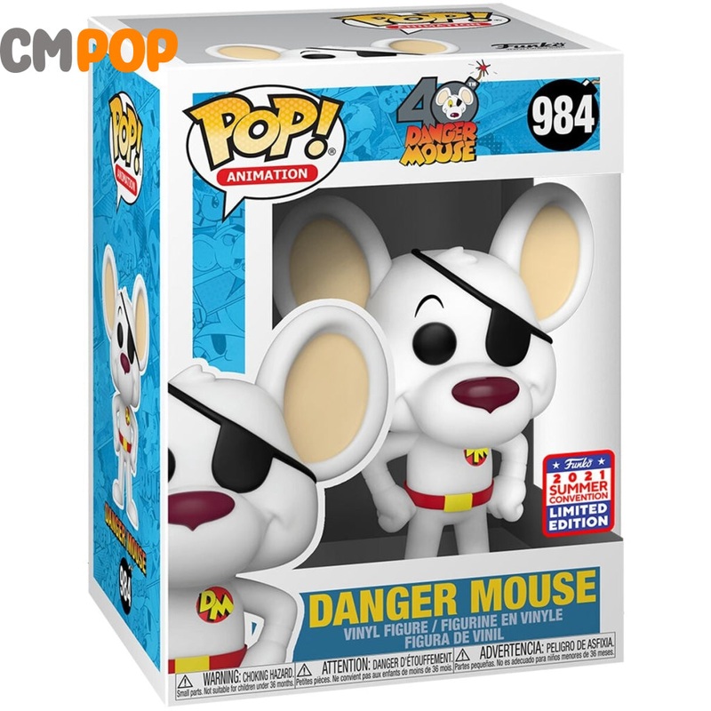 Danger Mouse - #984 - Funko Pop! - Animation - 2021 Convention Limited Edition