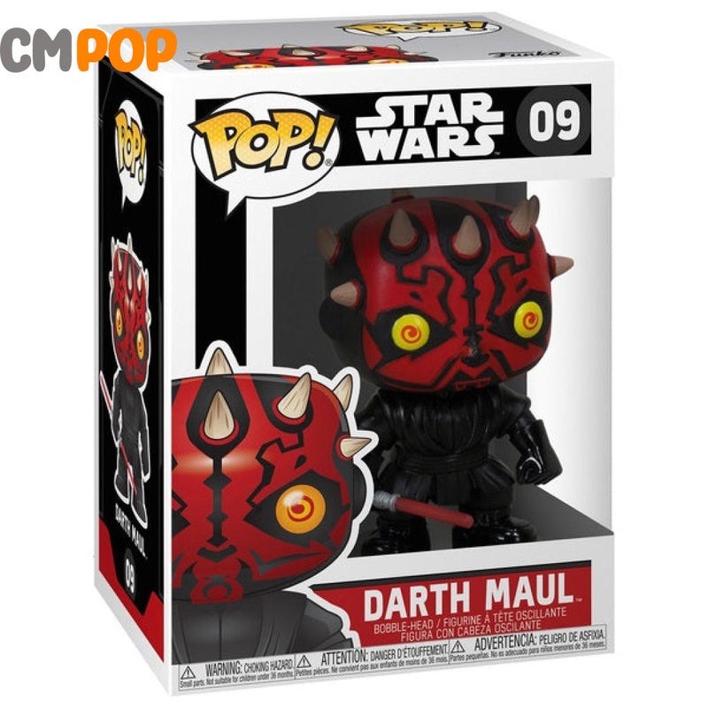 Darth Maul - Vinyl Bobble-Head - #09 - Funko Pop! - Star Wars