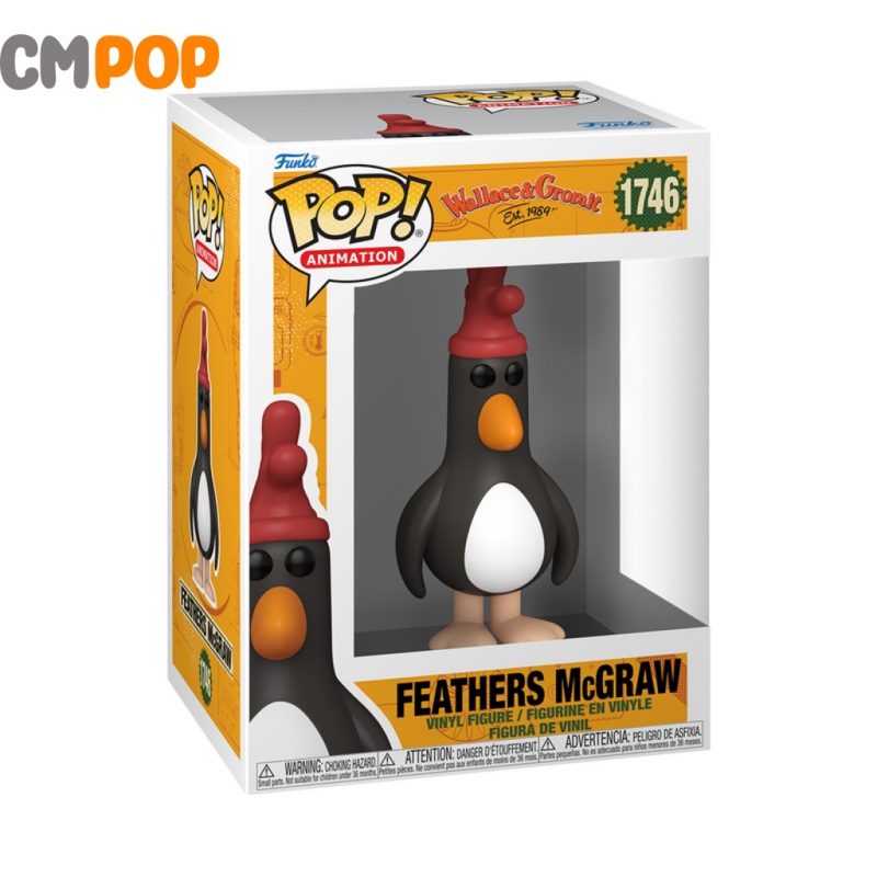 Feathers - #1746- Funko Pop! - Wallace And Grommet - Movies