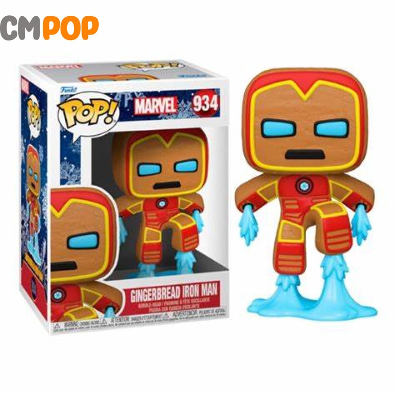Gingerbread Iron Man - #934 - Funko Pop! - Marvel