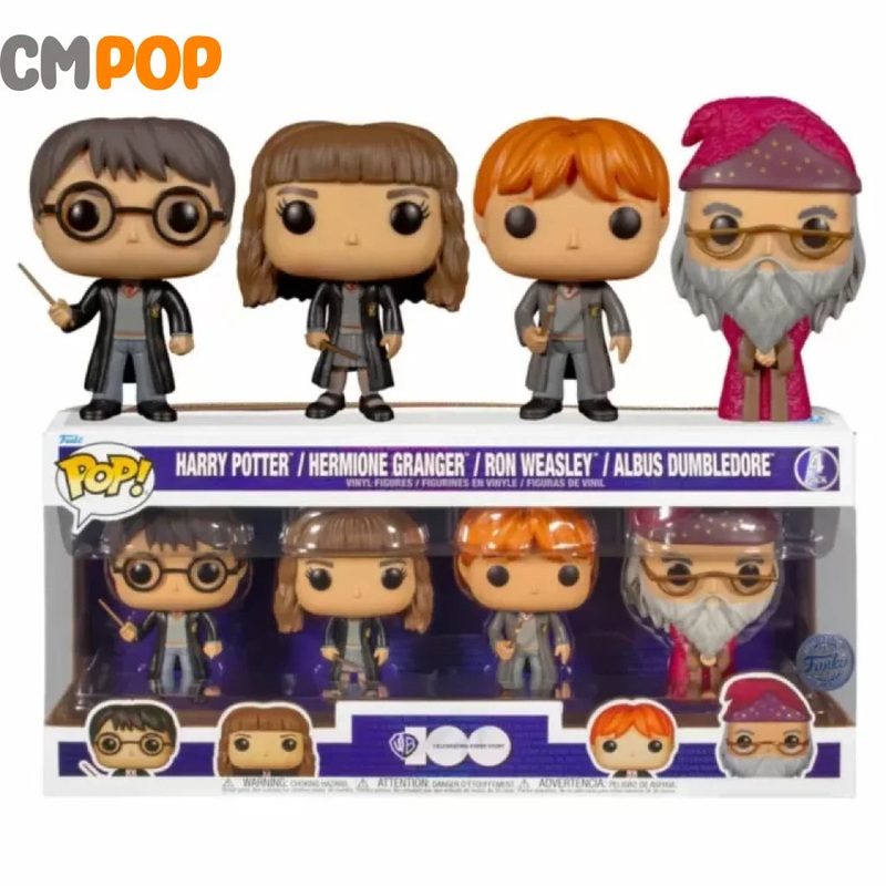 Harry/ Hermione /Ron /Dumbledore  4PK - Funko Pop!  - Harry Potter