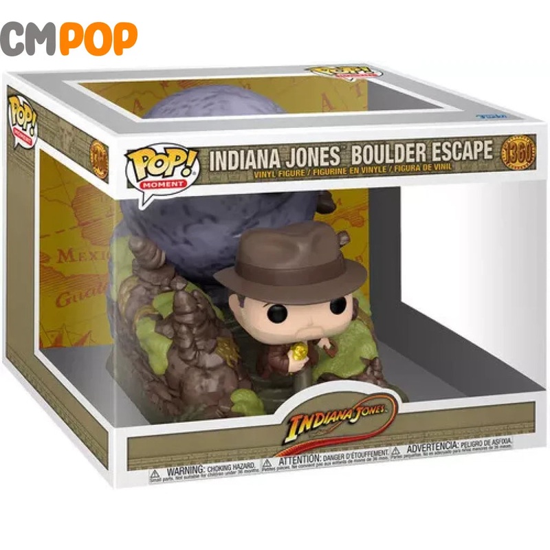 Indiana Jones Boulder Escape - #1360 - Funko Pop! - Raiders Of The Lost Ark - Movie Moment