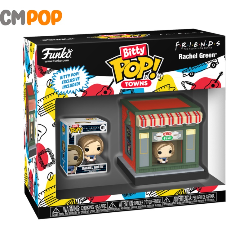 Rachel Green and Central Perk - Bitty Funko Pop! - Friends - Bitty Pop Towns