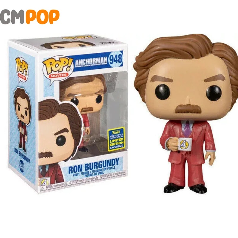 Ron Burgundy - #948 - Funko Pop! - Anchorman - 2020 Convention Exclusive