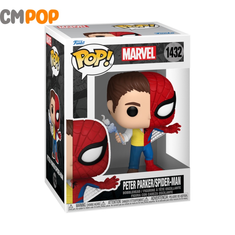 Spiderman/Peter Parker - Marvel Split -  #1432 - Funko Pop! - Marvel