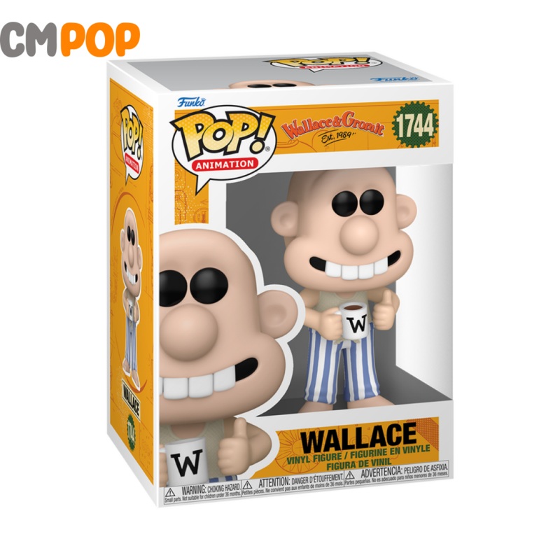 Wallace In Pajamas - #1744- Funko Pop! - Wallace And Grommet