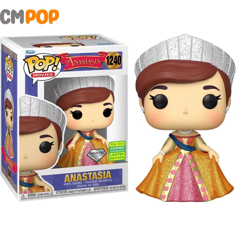 Anastasia - #1240 - Funko Pop! - Anastasia - Diamond Collection - Funko 2022 Summer Convention Limited Edition
