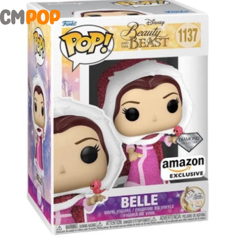 Belle  - #1137 - Funko Pop! - Beauty and the Beast - Diamond Collection - Amazon Exclusive