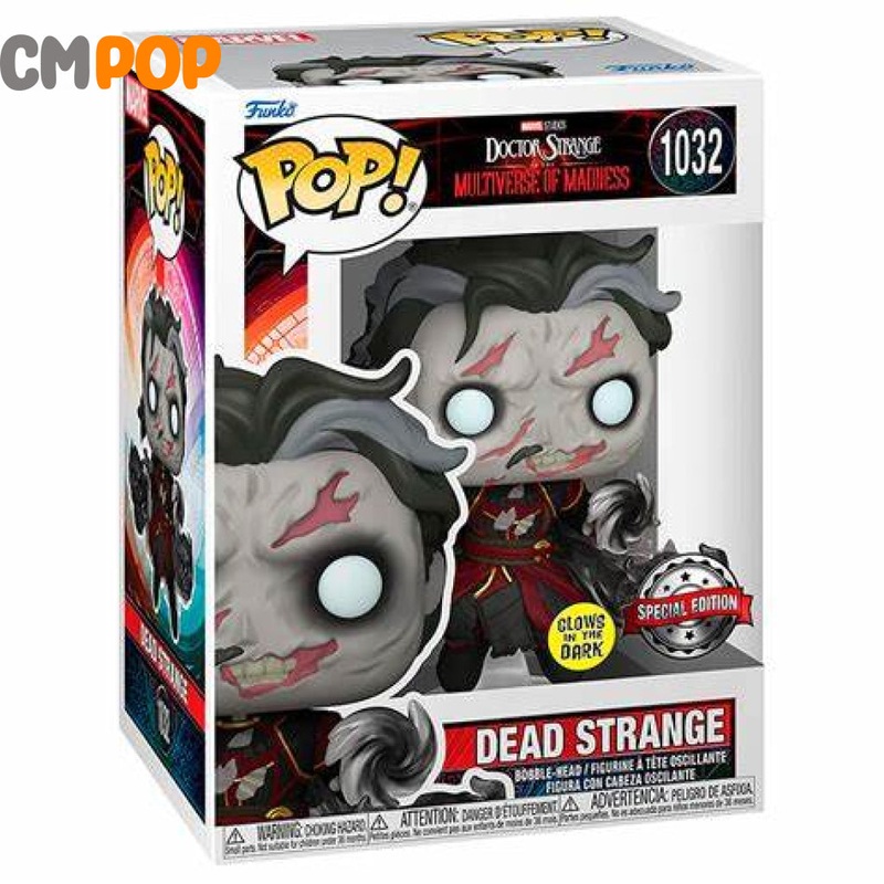 Dead Strange - #1032 - Funko Pop! - Marvel - Doctor Strange Is The Multiverse Of Madness - Glows In The Dark - Special Edition