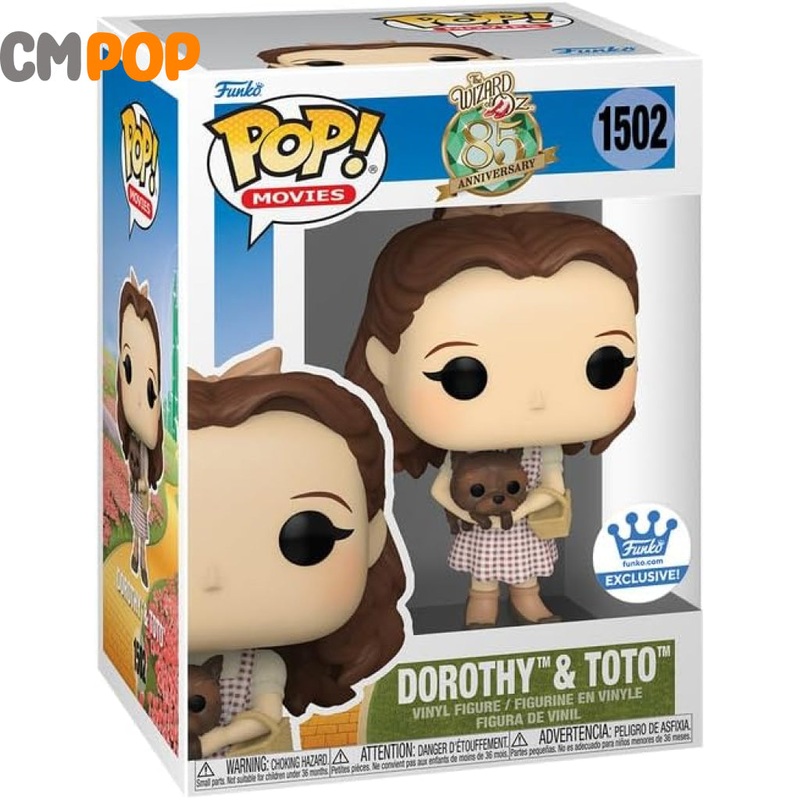 Dorothy & Toto - The Wizard Of Oz - #1502 - Funko Pop! - The Wizard Of Oz 85th Anniversary - Movies - Funko Exclusive