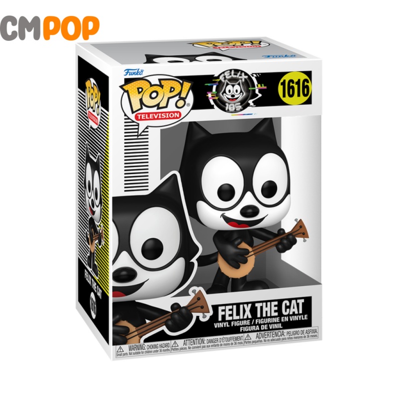 Felix The Cat With Banjo -  #1616- Funko Pop! -  Television - Felix 105th Anniversary