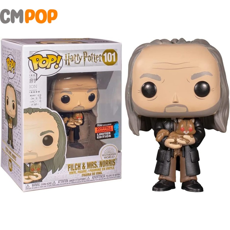 Filch & Mrs Norris #101 - Funko Pop! - Harry Potter - 2019 Fall Convention Limited Edition