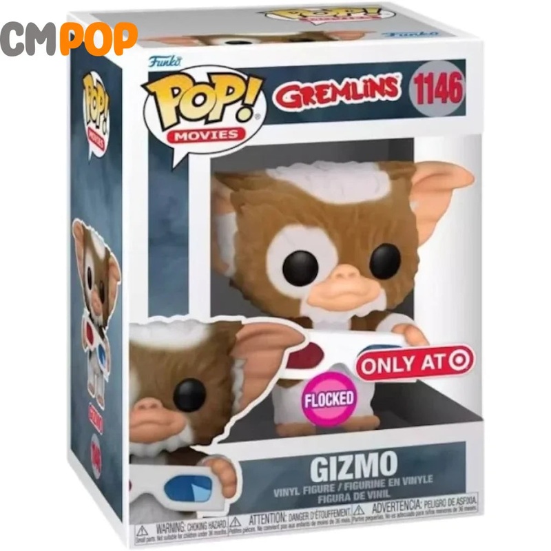 Gizmo - #1146 - Funko Pop! - Gremlins - Horror - Movies - Flocked - Target Exclusive