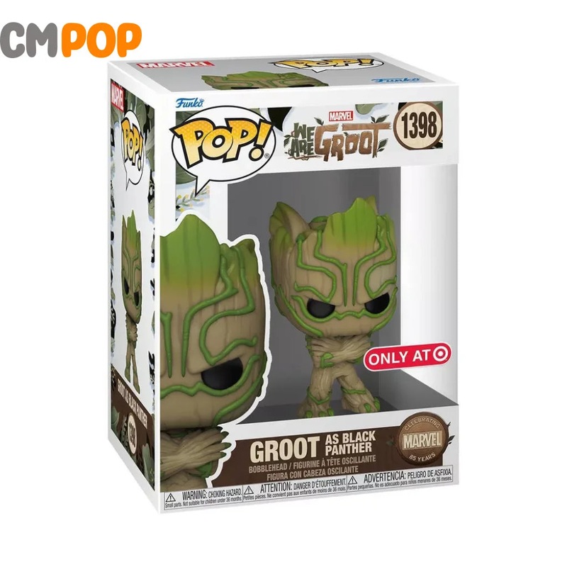 Groot as Black Panther - #1398- Funko Pop! - We are Groot - Marvel - Target Exclusive