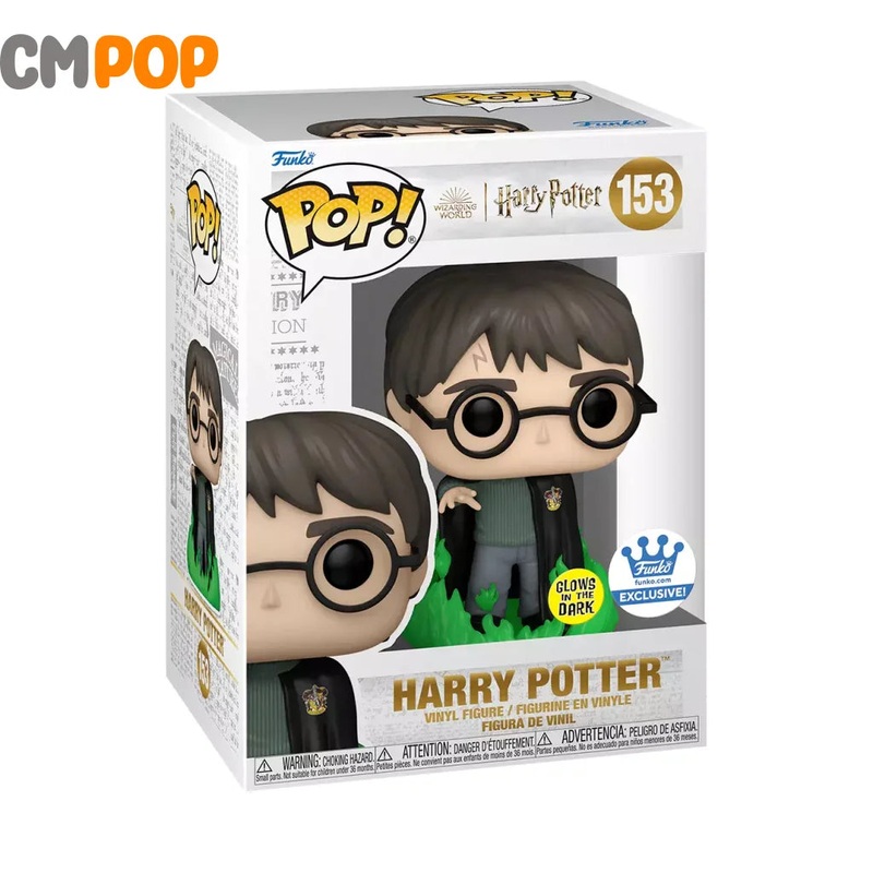 Harry Potter  - #153 - Funko Pop! - Harry Potter - Glows in The Dark - Funko Exclusive