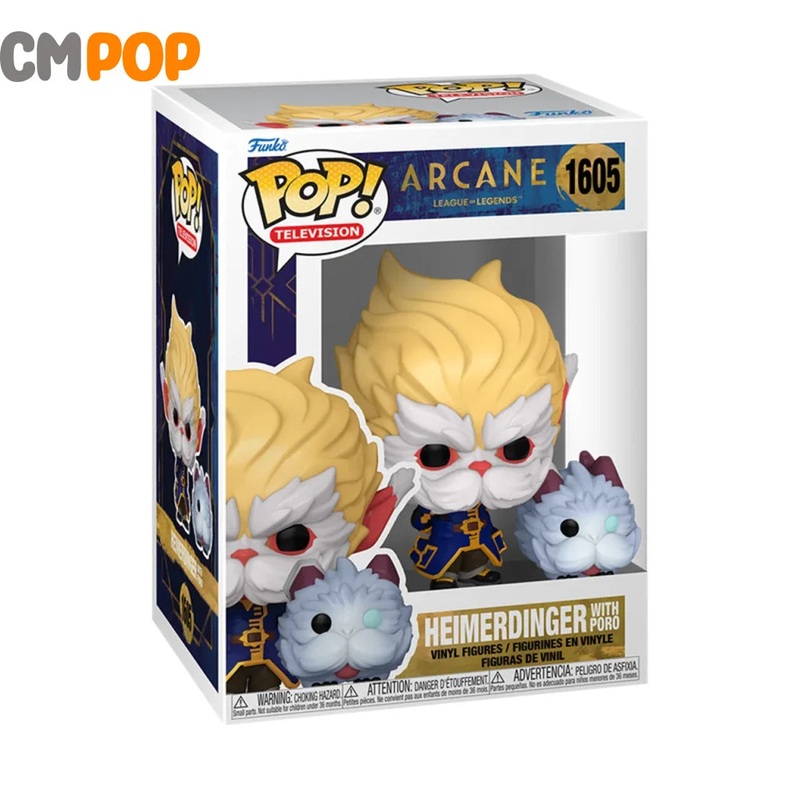 Heimerdinger with Poro - #1605 - Funko Pop! - Television - Arcane League of Legends