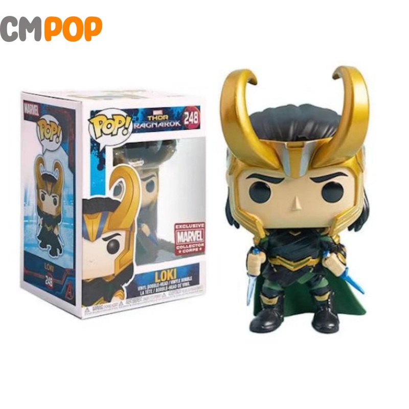 Loki - #248 - Funko Pop! - Marvel - Thor Ragnarok - Exclusive Marvel Collection Corps