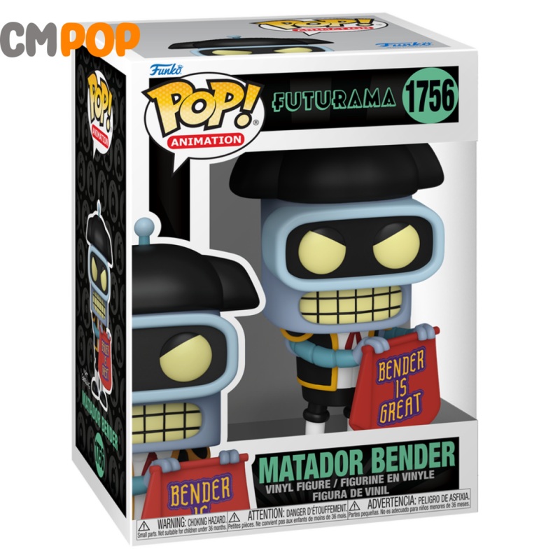 Matador Bender - #1756 - Funko Pop! - Animation - Futurama