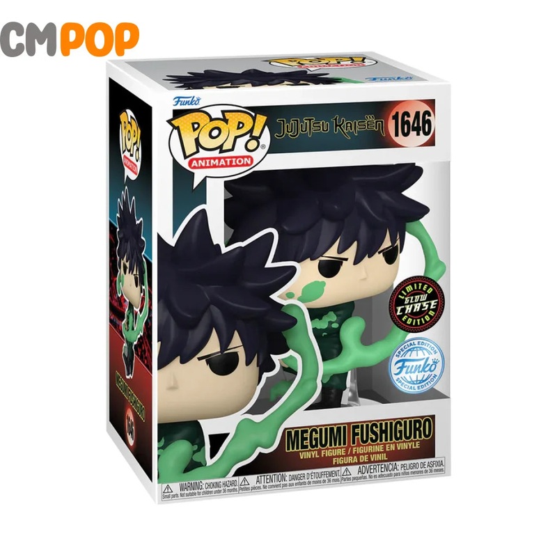 Megumi Fushiguro Painting - #1646- Funko Pop! - Jujutsu Kaisen - Animation -Funko Special Edition - GITD Chase Exclusive