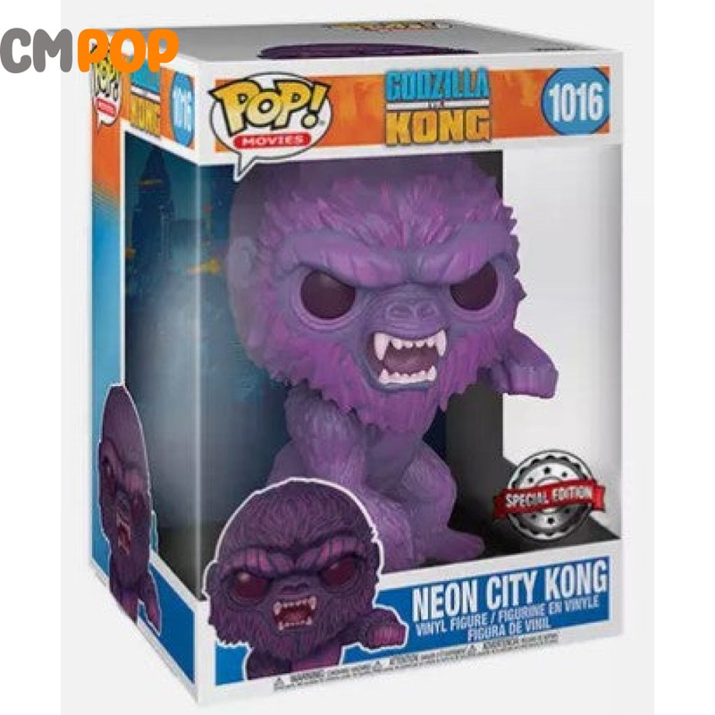 Neon City Kong  - #1016 -  Funko Pop! - Deluxe - Movies -  Godzilla Vs Kong - Special Edition