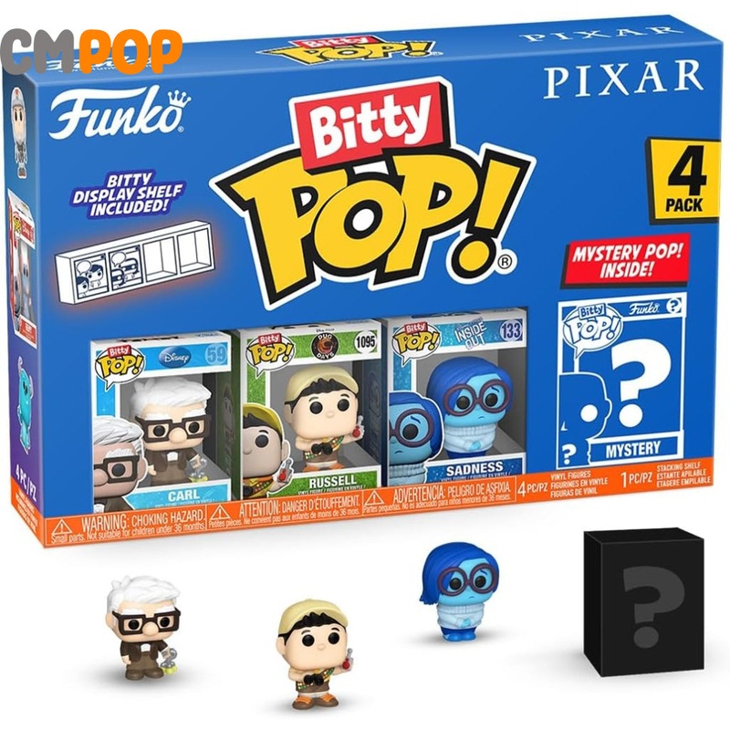 Pixar Bitty Pop 4 Pack - Funko Bitty Pop! -  Pixar