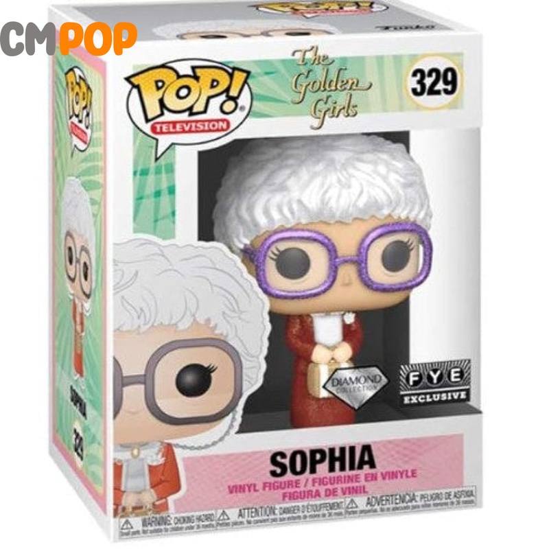 Sophia - #329 - Funko Pop! - Television - The Golden Girls - Diamond Collection - FYE Exclusive