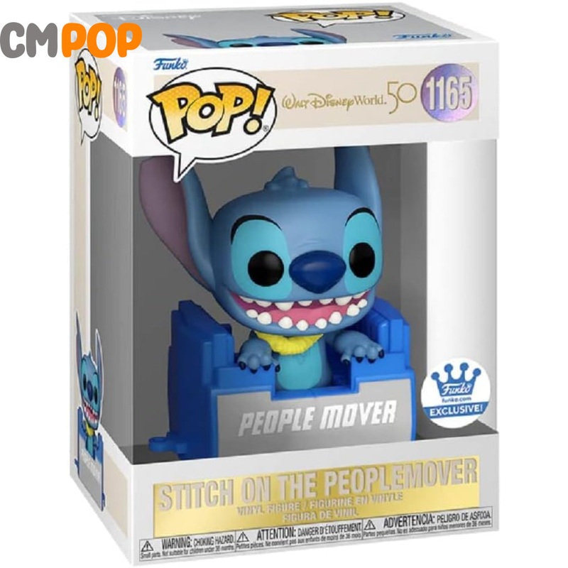 Stitch on the People Mover - #1165 - Funko Pop! -Lilo and Stitch  - Funko Exclusive
