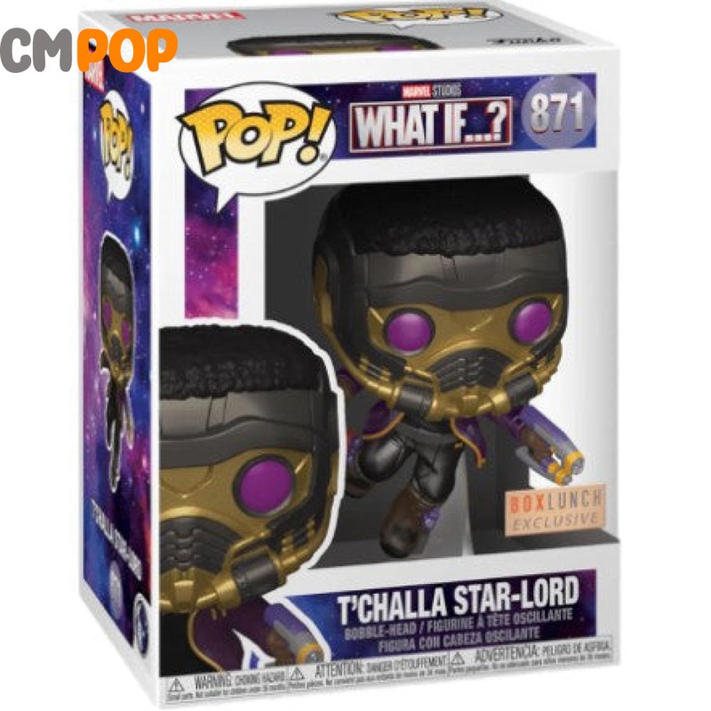 T'Challa Star-Lord - #871 - Funko Pop! -  Marvel - What If..? - Box Lunch Exclusive