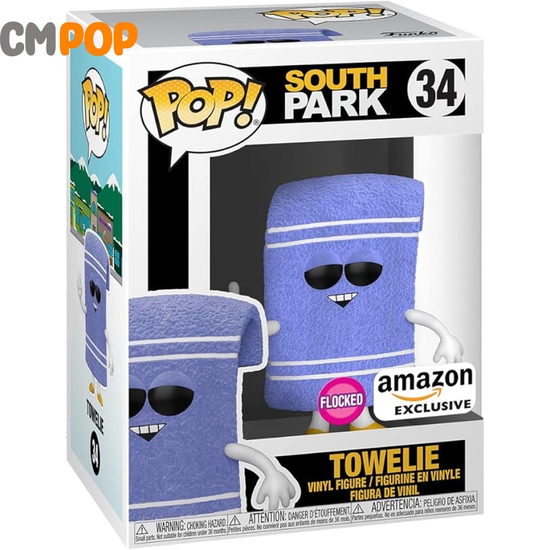 Towelie - #34 - Funko Pop! - South Park - Flocked - Amazon Exclusive