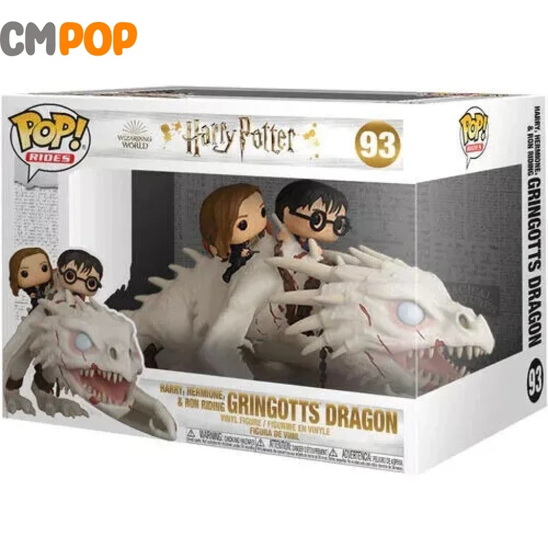 Ukrainian Iron belly with Harry Ron and Hermione - #93 - Funko Pop! - Rides - Harry Potter