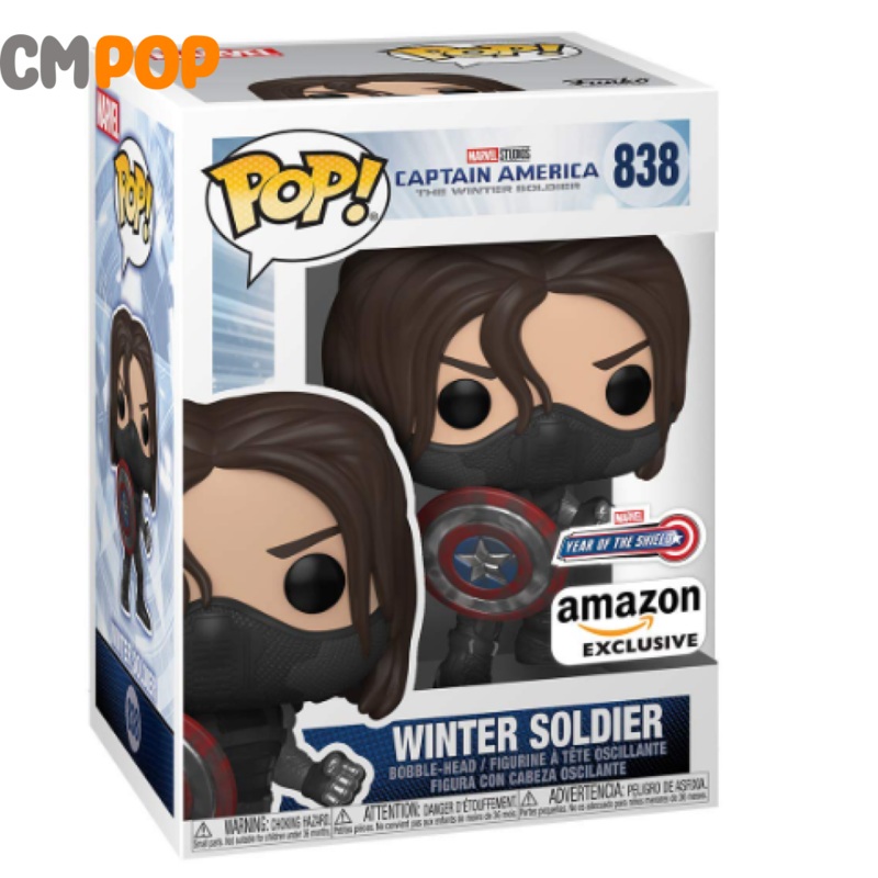Winter Soldier - #838 - Funko Pop! - Winter Soldier - Marvel - Amazon Exclusive