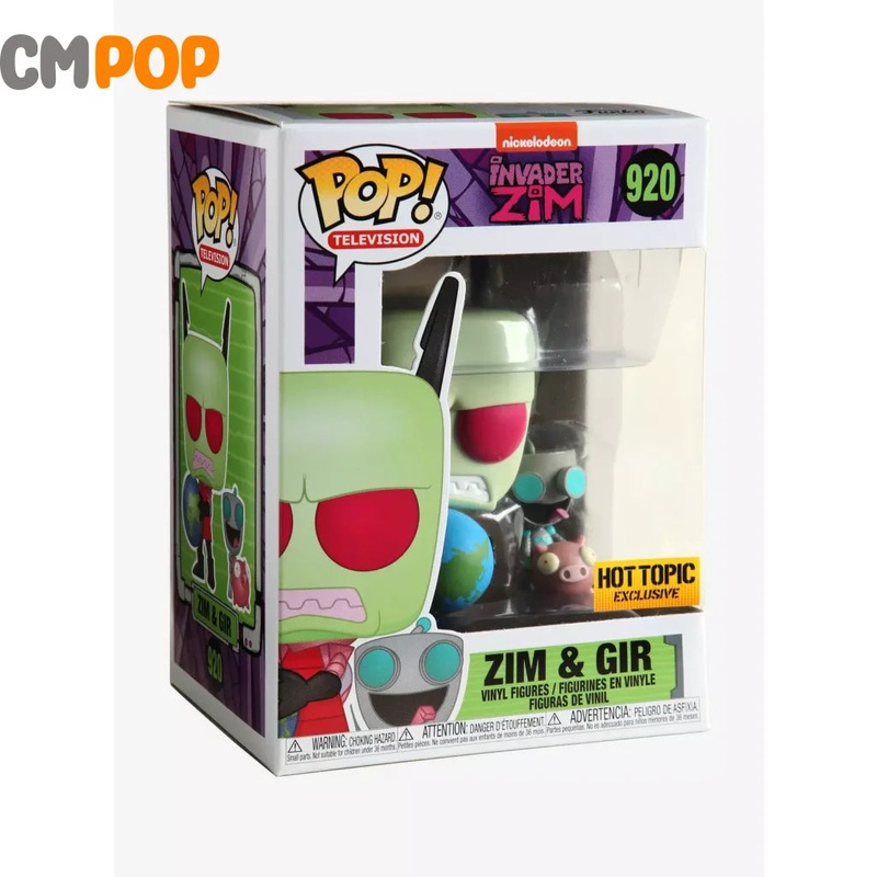 Zim & Gir - #920 - Funko Pop! - Television  - Invader Zim - Hot Topic Exclusive