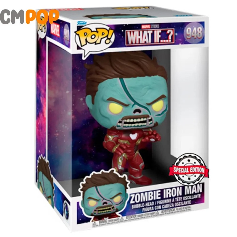 Zombie Iron Man  - #948 - Funko Pop! - Deluxe - Marvel - What If...? - Special Edition