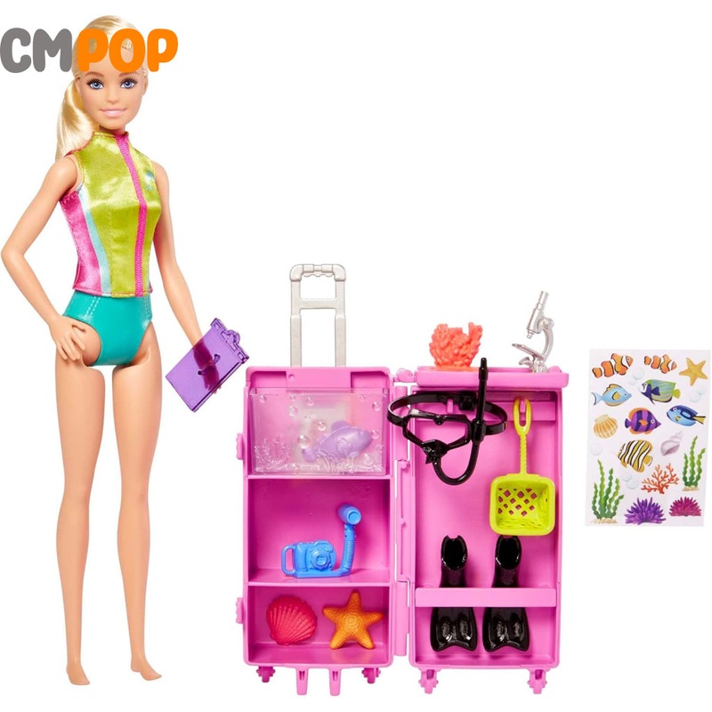 Barbie You Can Be Anything - Marine Biologist Doll With Accessories