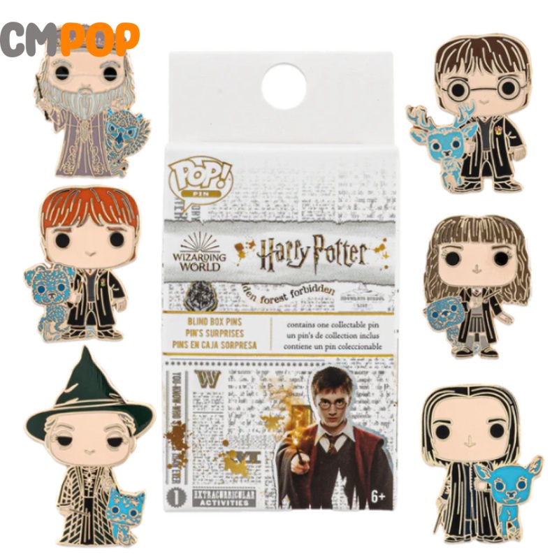 Blind Box Enamel Pins: Harry Potter 6 pieces - Loungefly - Pins