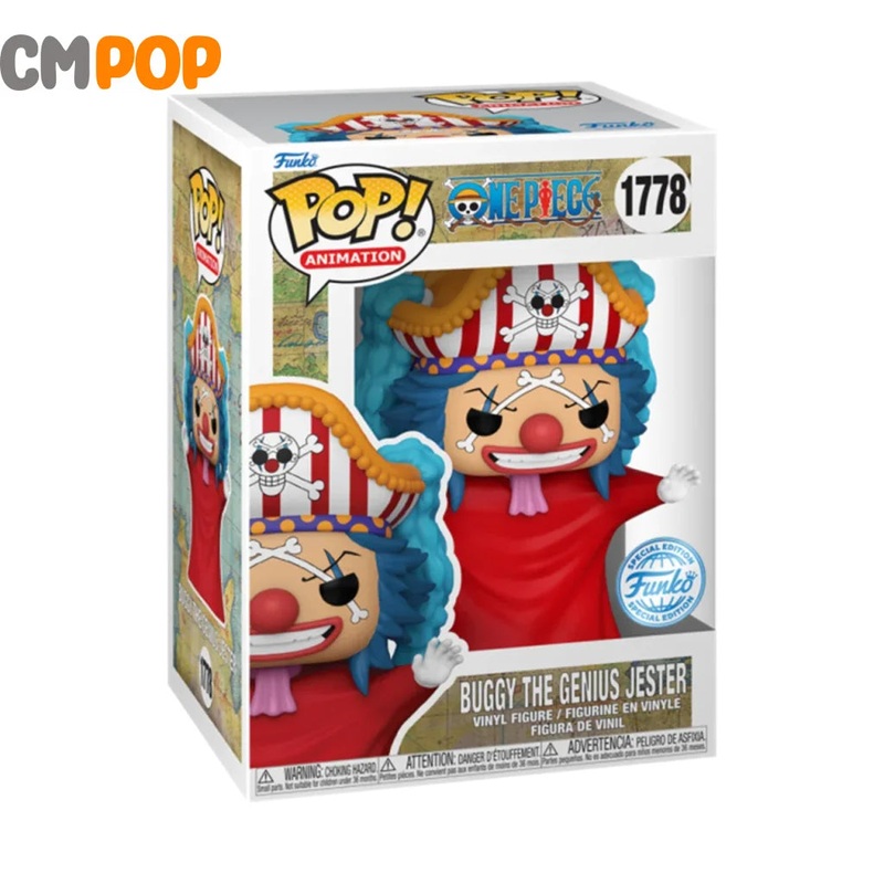 Buggy The Genius Jester - #1778 - Funko Pop! - Animation - One Piece - Funko Limited Edition