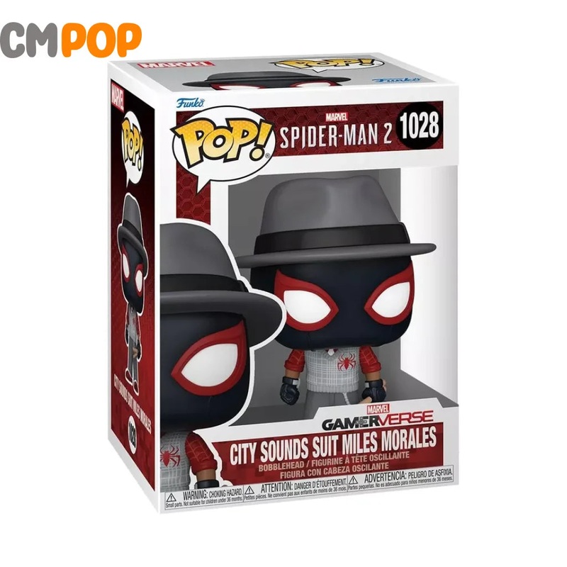 City Sounds Suit Miles Morales - #1028 - Funko Pop! - Games  - Marvel - Spider-man 2