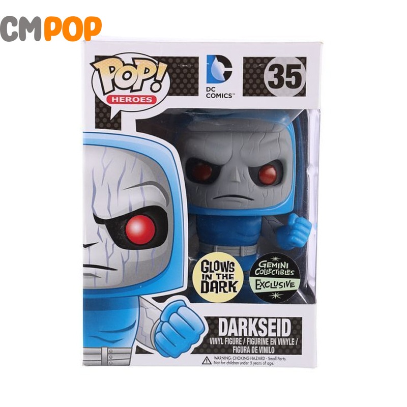 Darkseid - #35 - Funko Pop! - DC Comics - Glows In The Dark - Gemini Collectibles Exclusive
