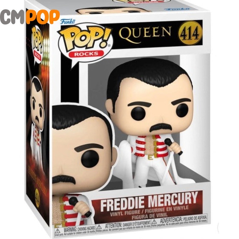 Freddie Mercury with Cape - #414 - Funko Pop! - Rocks - Queen
